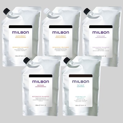 Milbon Save 15% on Backbar Refill Pouches