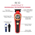 StyleCraft Instinct Professional IN2 Vector Motor Cordless Hair Trimmer with Intuitive Torque Control